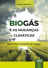 Capa do livro: Biogás e as Mudanças Climáticas, Emerson Medeiros
