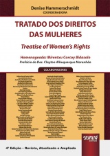 Capa do livro: Tratado dos Direitos das Mulheres, Coordenadora: Denise Hammerschmidt