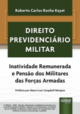 Capa do livro: Direito Previdencirio Militar, Roberto Carlos Rocha Kayat