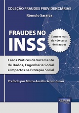 Capa do livro: Fraudes no INSS, Rmulo Saraiva