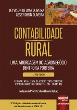 Capa do livro: Contabilidade Rural - Uma Abordagem do Agronegcio Dentro da Porteira - Livro-Texto, Deyvison de Lima Oliveira e Gessy Dhein Oliveira