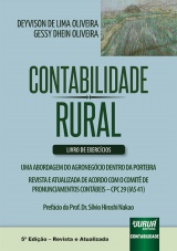 Capa do livro: Contabilidade Rural - Uma Abordagem do Agronegcio Dentro da Porteira - Livro de Exerccios, Deyvison de Lima Oliveira e Gessy Dhein Oliveira