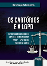 Capa do livro: Cartrios e a LGPD, Os, Mrcio Augusto Nascimento
