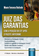 Capa do livro: Juiz das Garantias, Mauro Fonseca Andrade