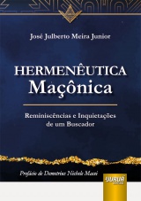 Capa do livro: Hermenêutica Maçônica, José Julberto Meira Junior