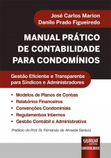 Capa do livro: Manual Prático de Contabilidade para Condomínios, Danilo Prado Figueiredo, José Carlos Marion