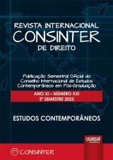 Capa do livro: Revista Internacional Consinter de Direito - Ano XI - N�mero XXI - 2� Semestre 2025, Organizador: David Vallesp�n P�rez
