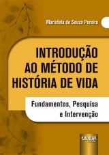 Capa do livro: Introdução ao Método de História de Vida, Maristela de Souza Pereira