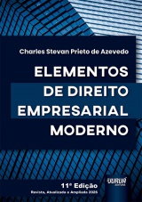 Capa do livro: Elementos de Direito Empresarial Moderno, Charles Stevan Prieto de Azevedo