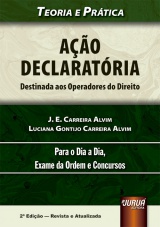 Capa do livro: Ação Declaratória, J. E. Carreira Alvim, Luciana Gontijo Carreira Alvim