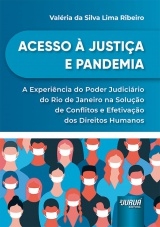 Capa do livro: Acesso à Justiça e Pandemia, Valéria da Silva Lima Ribeiro