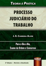 Capa do livro: Processo Judiciário do Trabalho, J. E. Carreira Alvim
