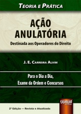 Capa do livro: A��o Anulat�ria, J. E. Carreira Alvim