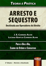 Capa do livro: Arresto e Sequestro, J. E. Carreira Alvim