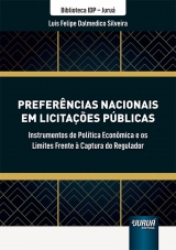 Capa do livro: Preferências Nacionais em Licitações Públicas, Luis Felipe Dalmedico Silveira