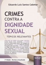 Capa do livro: Crimes Contra a Dignidade Sexual, Eduardo Luiz Santos Cabette