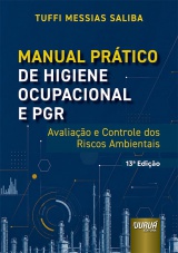 Capa do livro: Manual Prático de Higiene Ocupacional e PGR, Tuffi Messias Saliba