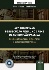 Capa do livro: Acordo de não Persecução Penal no Crime de Corrupção Passiva, Lilian Scavuzzi