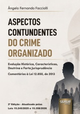 Capa do livro: Aspectos Contundentes do Crime Organizado, �ngelo Fernando Facciolli