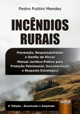 Capa do livro: Incêndios Rurais, Pedro Puttini Mendes