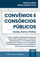Capa do livro: Conv�nios e Cons�rcios P�blicos, Pedro Dur�o e Pedro Dur�o Filho