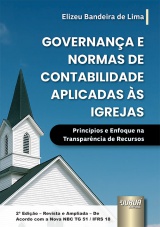 Capa do livro: Governan�a e Normas de Contabilidade Aplicadas �s Igrejas, Elizeu Bandeira de Lima