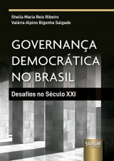 Capa do livro: Governança Democrática no Brasil, Sheila Maria Reis Ribeiro, Valéria Alpino Bigonha Salgado