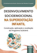 Capa do livro: Desenvolvimento Socioemocional na Superdotação Infantil, Christianne do Rocio Storrer de Oliveira Cruzeta