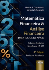 Capa do livro: Matemática Financeira & Análise Financeira - Para Todos os Níveis, Nelson P. Castanheira e Verginia S. Serenato